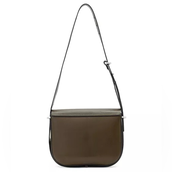 NWT All Saints Ella Leather Satchel fango brown - Picture 2 of 7